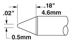Solder Tip, Smart Heat PowerTips, STTC-011Metcal  